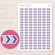 I-14009 planner sticker sheet with enlarged sticker detail