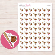 I-14023 planner sticker sheet with enlarged sticker detail