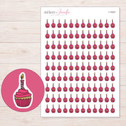 I-14027 planner sticker sheet with enlarged sticker detail