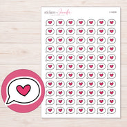 I-14039 planner sticker sheet with enlarged sticker detail