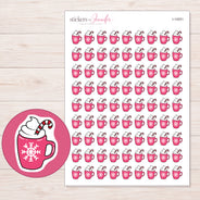 I-14051 planner sticker sheet with enlarged sticker detail
