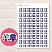 I-14060 planner sticker sheet with enlarged sticker detail