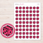 I-14075 planner sticker sheet with enlarged sticker detail