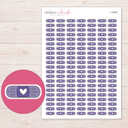 I-14083 planner sticker sheet with enlarged sticker detail