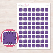 I-14084 planner sticker sheet with enlarged sticker detail