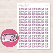 I-14097 planner sticker sheet with enlarged sticker detail