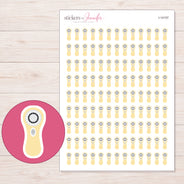 I-14107 planner sticker sheet with enlarged sticker detail