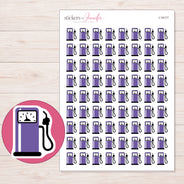 I-14117 planner sticker sheet with enlarged sticker detail