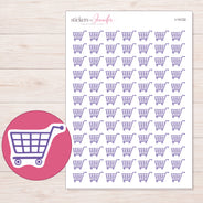 I-14122 planner sticker sheet with enlarged sticker detail