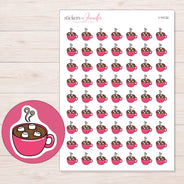 I-14132 planner sticker sheet with enlarged sticker detail