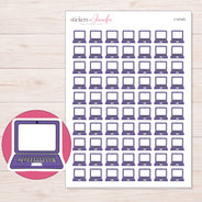 I-14143 planner sticker sheet with enlarged sticker detail