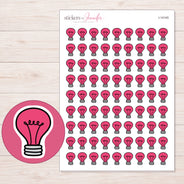 I-14145 planner sticker sheet with enlarged sticker detail