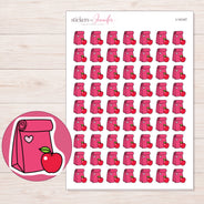 I-14147 planner sticker sheet with enlarged sticker detail