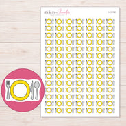 I-14152 planner sticker sheet with enlarged sticker detail