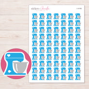 I-14156 planner sticker sheet with enlarged sticker detail