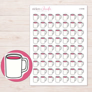 I-14160 planner sticker sheet with enlarged sticker detail