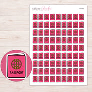 I-14167 planner sticker sheet with enlarged sticker detail