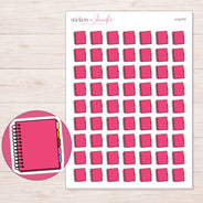 I-14177 planner sticker sheet with enlarged sticker detail