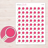 I-14184 planner sticker sheet with enlarged sticker detail