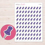 I-14189 planner sticker sheet with enlarged sticker detail