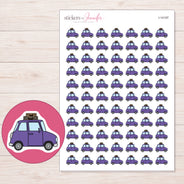 I-14197 planner sticker sheet with enlarged sticker detail