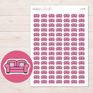 I-14199 planner sticker sheet with enlarged sticker detail