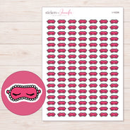 I-14206 planner sticker sheet with enlarged sticker detail