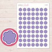 I-14216 planner sticker sheet with enlarged sticker detail