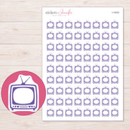 I-14222 planner sticker sheet with enlarged sticker detail