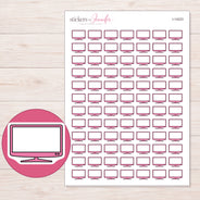 I-14223 planner sticker sheet with enlarged sticker detail