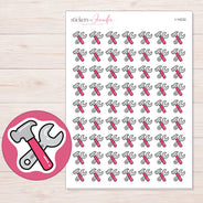 I-14232 planner sticker sheet with enlarged sticker detail