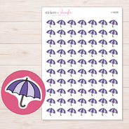 I-14239 planner sticker sheet with enlarged sticker detail