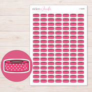 I-14249 planner sticker sheet with enlarged sticker detail