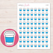 I-14257 planner sticker sheet with enlarged sticker detail