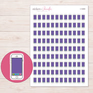 I-14263 planner sticker sheet with enlarged sticker detail