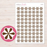 I-14274 planner sticker sheet with enlarged sticker detail
