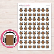 I-14275 planner sticker sheet with enlarged sticker detail