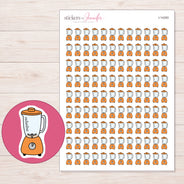 I-14293 planner sticker sheet with enlarged sticker detail