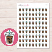 I-14294 planner sticker sheet with enlarged sticker detail