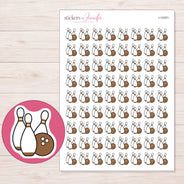 I-14301 planner sticker sheet with enlarged sticker detail