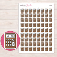 I-14307 planner sticker sheet with enlarged sticker detail