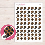 I-14309 planner sticker sheet with enlarged sticker detail