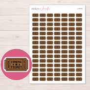 I-14316 planner sticker sheet with enlarged sticker detail