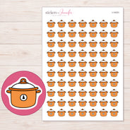 I-14331 planner sticker sheet with enlarged sticker detail