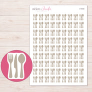 I-14334 planner sticker sheet with enlarged sticker detail