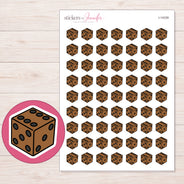I-14339 planner sticker sheet with enlarged sticker detail
