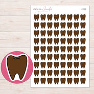 I-14362 planner sticker sheet with enlarged sticker detail