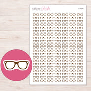 I-14367 planner sticker sheet with enlarged sticker detail