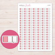 I-14370 planner sticker sheet with enlarged sticker detail