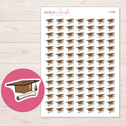 I-14384 planner sticker sheet with enlarged sticker detail